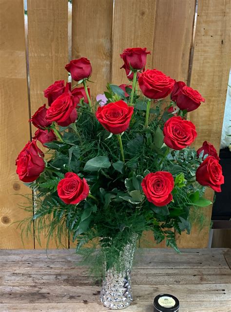 Two Dozen Red Long Stem Roses In College Station Tx University Flowers