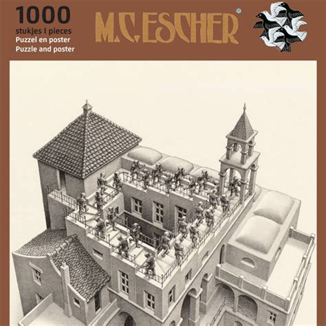 Climbing And Dating Jigsaw Puzzle 1000 Pieces Mc Escher Jigsaw Puzzles
