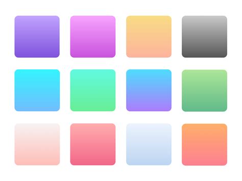 12 Different Gradient Colors Uplabs