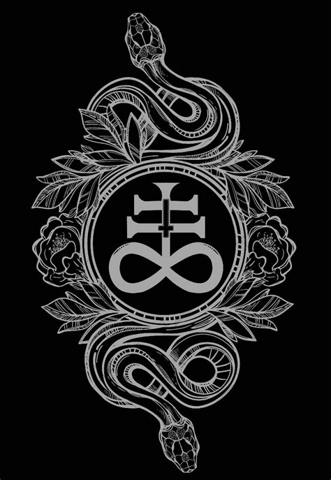 LEVIATHAN CROSS SIGIL OF LUCIFER Occult Symbols Magic Symbols