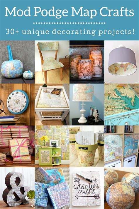 Who Doesnt Love Maps Decoupaged To Everything Here Are 30 Unique Map