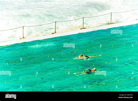 Bondi Baths Home To The Iconic Bondi Icebergs Swimming Club Is Located On The Southern End Of