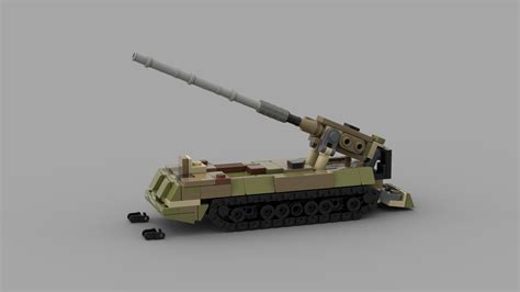Lego Moc 2s7 Pion Self Propelled Gun 1 72 By Flowerhua Rebrickable