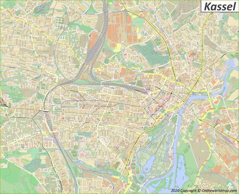 Kassel Map Germany Maps Of Kassel