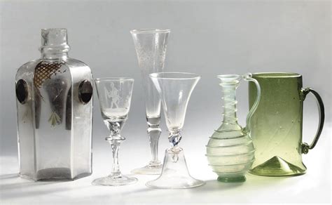 An Assorted Lot Of Various Glass Objects Christie S