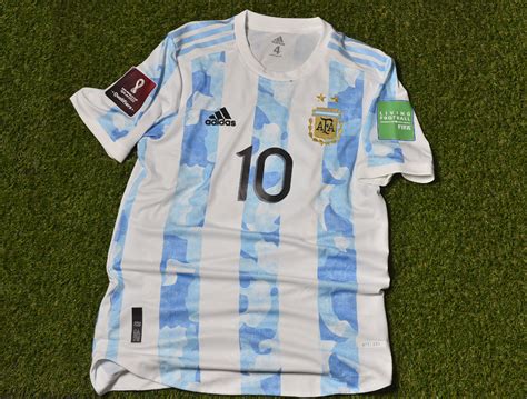 Argentina National Team Match Issued Shirt Vs Chile World Cup Qatar