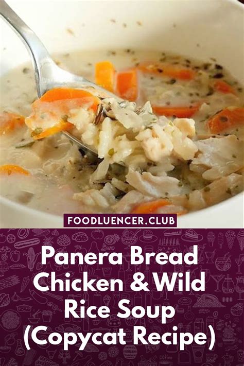 It's the only place in the most remote part of kentucky that i can find a good nutritious on the go meal. This Copycat Panera Chicken & Wild Rice Soup is a homemade ...
