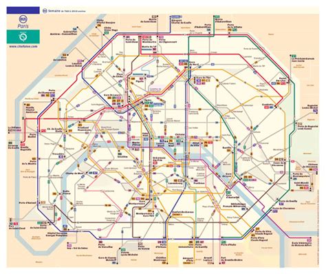 Detailed Bus Routes Map Of Paris City Maps Of All