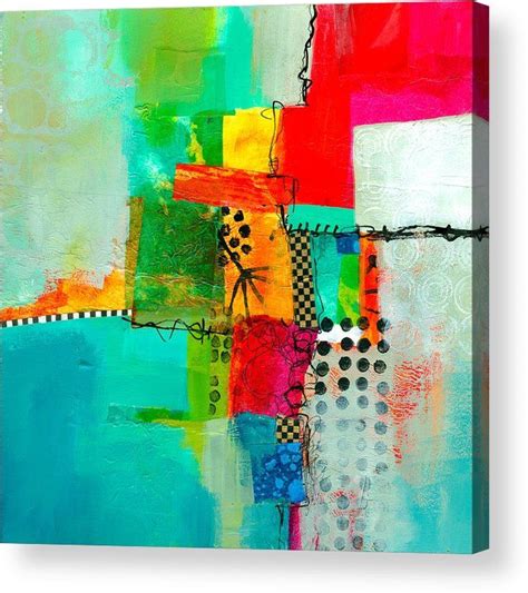Fresh Paint 5 Acrylic Print By Jane Davies Abstract