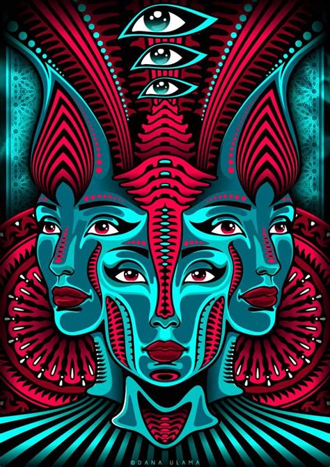 Farah By Dana Ulama On Deviantart Visionary Art Psychedelic Drawings