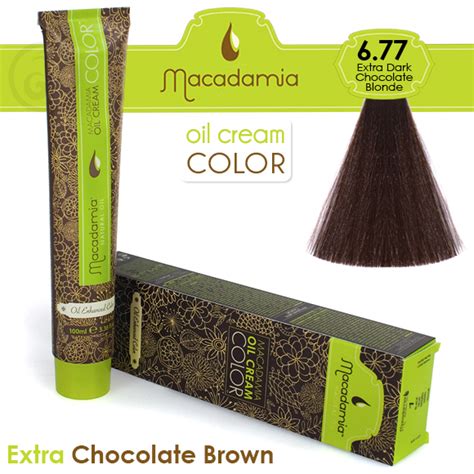 macadamia farbe za kosu extra chocolate brown farba za kosu macadamia 100ml 6 77