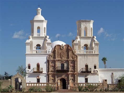 San Xavier Mission Tucson Az Beautiful Places Landmarks Places