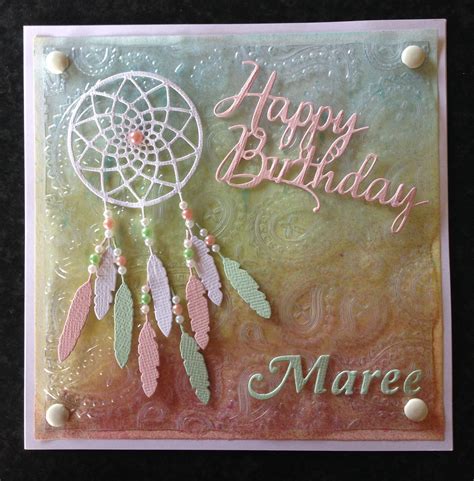 Dream Catcher Birthday Card Feather Cards Cards Handmade Stampin Up