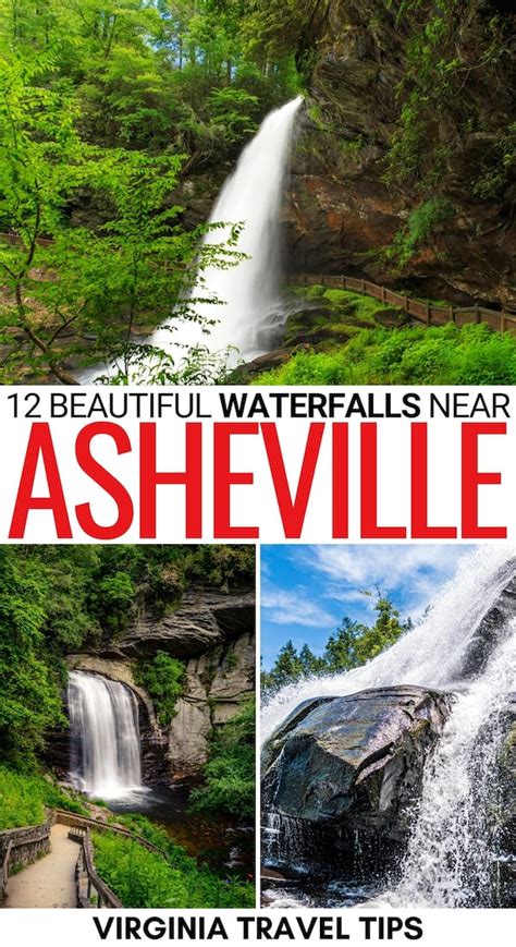 12 Astonishing Waterfalls Near Asheville Nc Map