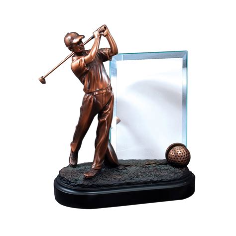 Golfer Resin Sculpture Golfer Golfer Statue Golfing Golf Etsy