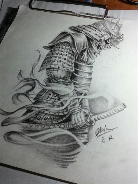 Samurai Art For Tattoo Byanbảo Samurai Drawing Samurai Tattoo