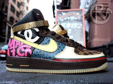 Air force 1 pink lv custom tutorial. When Nike teams up with......Louis Vuitton, Gucci, Rolex ...