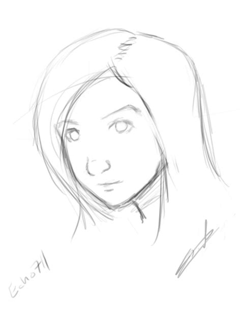 Face Sketch By Echo711 On Deviantart