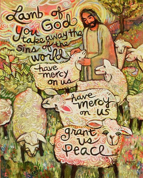 Lamb Of God The Good Shepherd Catholic Catholic Art