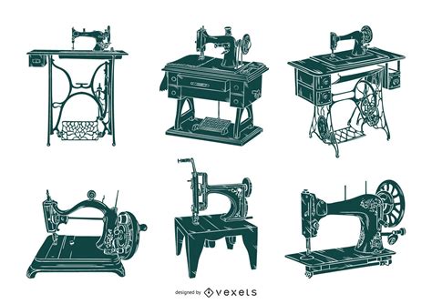 Detailed Sewing Machine Svg