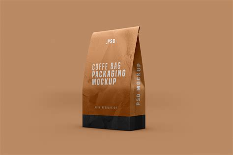 Coffee Bag Packaging Mockup Graphic By Xvector · Creative Fabrica