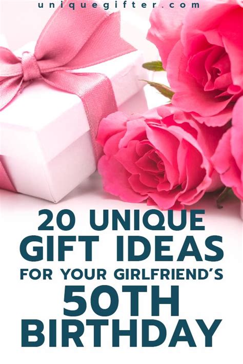 You want to find the perfect gift, but with so many different personalities and preferences. Gift ideas for your girlfriend's 50th birthday | Milestone ...