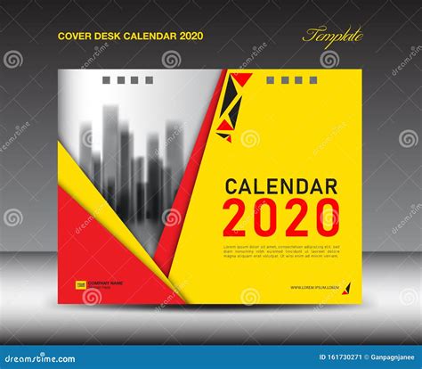 Cover Desk Calendar 2020 Template Cover Design Flyer Template Ads