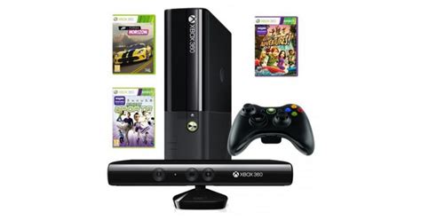 Consola Xbox 360 4gb Kinect Sensor 3 Jocuri Forza Horizon Kinect