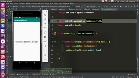 How To Create Splash Screen Using Kotlin In Android Studio