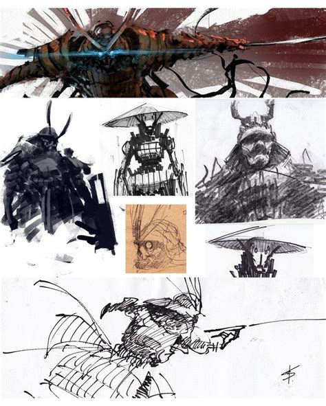 Samurai Sketches By Vbagi On Deviantart Samurai Anime Samurai