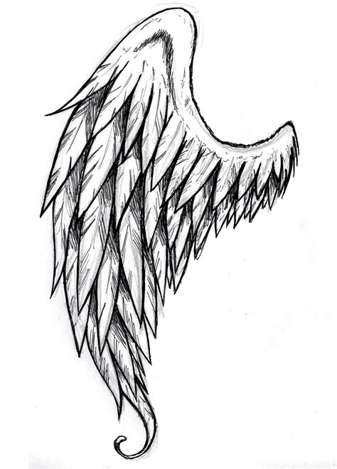 Tattoo With One Maybe Two Tattered Feather Angel Wings Angel Wings