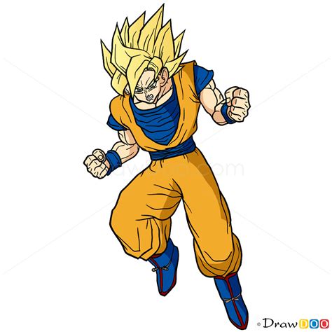 Printable dragon ball z goku coloring page. How to Draw Goku, Dragon Ball Z