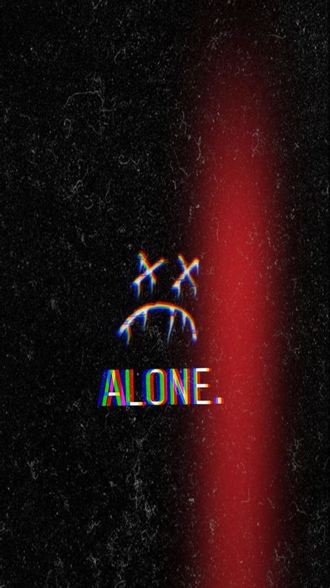 Alone Neon Wallpapers Wallpaper Cave