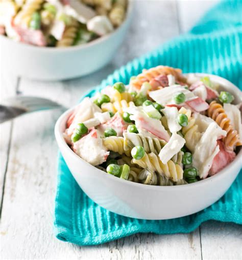 Stir together and cook shrimp until pink. Classic Seafood Pasta Salad - Fox Valley Foodie