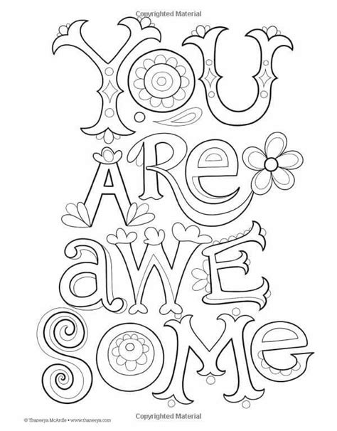 You Are Awesome Designs Coloring Books Coloring Books