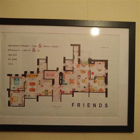Floorplans Of The House From The Simpsons Poster Version Etsy Floor