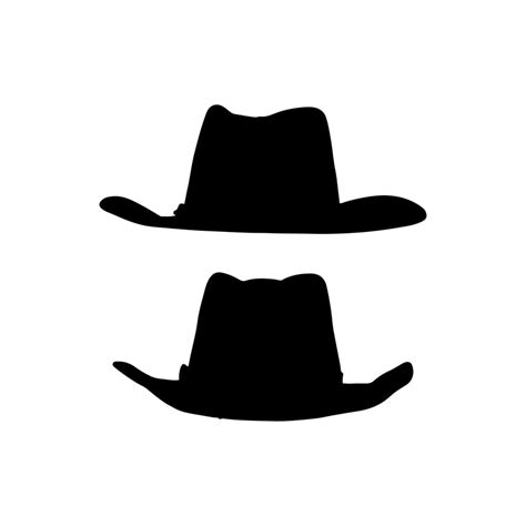Cowboy Hat Svg Cowboy Svg Cowboy Hat Silhouette Svg Etsy Uk