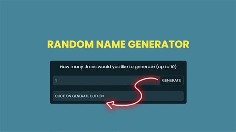 Random Name Generator Javascript Youtube