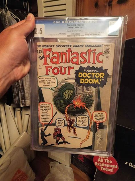 Fantastic Four 5 Cgc 25 First Appearance Of Dr Doom Georgia Golden