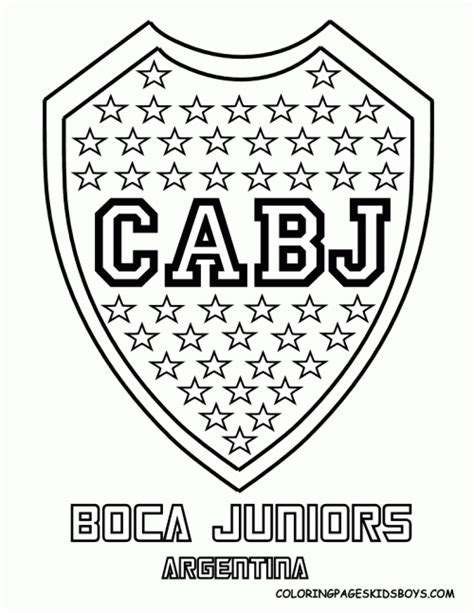 Escudos De Boca Juniors Y River Plate Para Pintar Colorear Imágenes