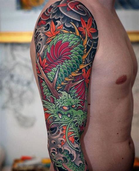 70 Dragon Arm Tattoo Designs For Men Fire Breathing Ink