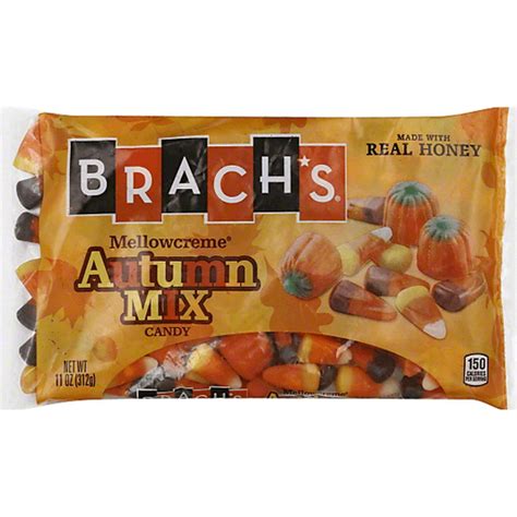 Brachs Mellowcreme Autumn Mix Candy 11 Oz Bag Packaged Candy Ron