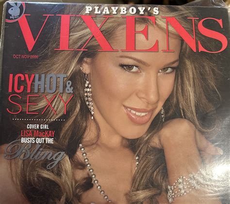 Playboy S Vixens October November Lisa MacKay Pristine EBay
