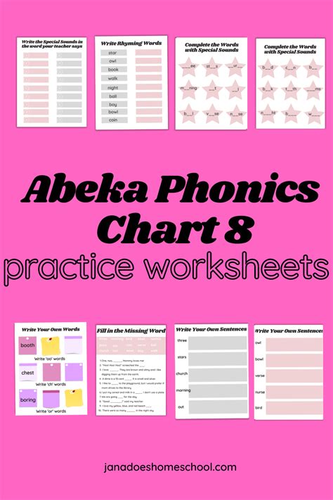 3 Get 8 Worksheets For Your Child To Practice The Special Sounds In
