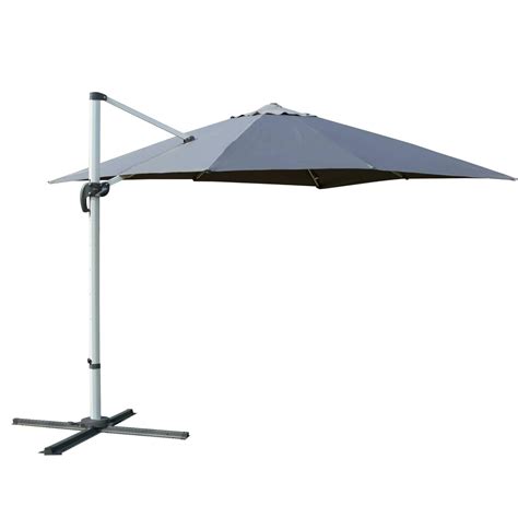 Buy Outsunny 3 X 3 M Patio Offset Roma Parasol Umbrella Cantilever