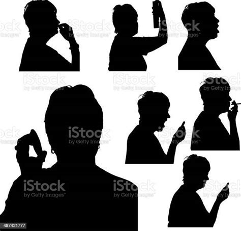 Vector Silhouette Of Woman Stock Illustration Download Image Now Adult Adults Only Back