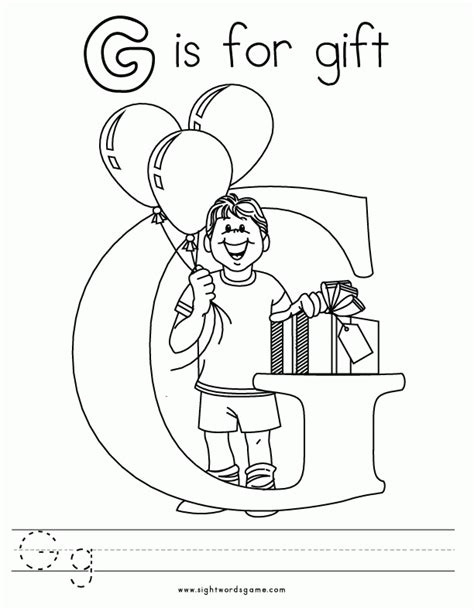 The best free electric guitar coloring page images download from. Letter G Coloring Pages Preschool - Coloring Home