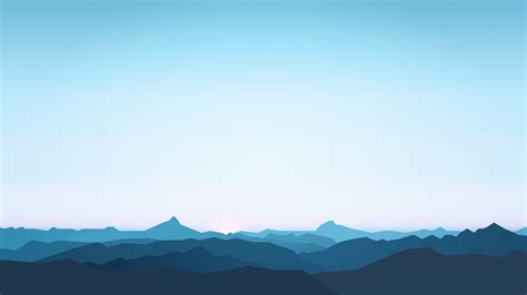 Mountains Landscape Minimalism 4k Wallpaper 4k