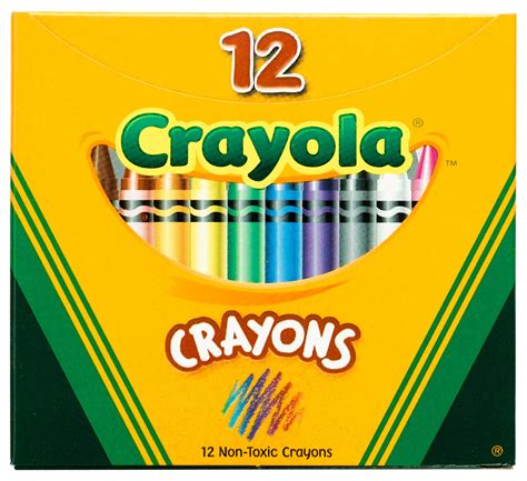 Crayola Crayons Regular Pack Of 12 Cra 5212 Educational Resources