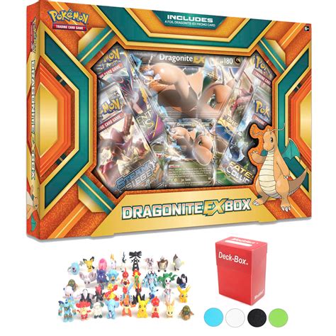Pokemon Dragonite Ex Box With 6 Pokemon Figures And Deck Box